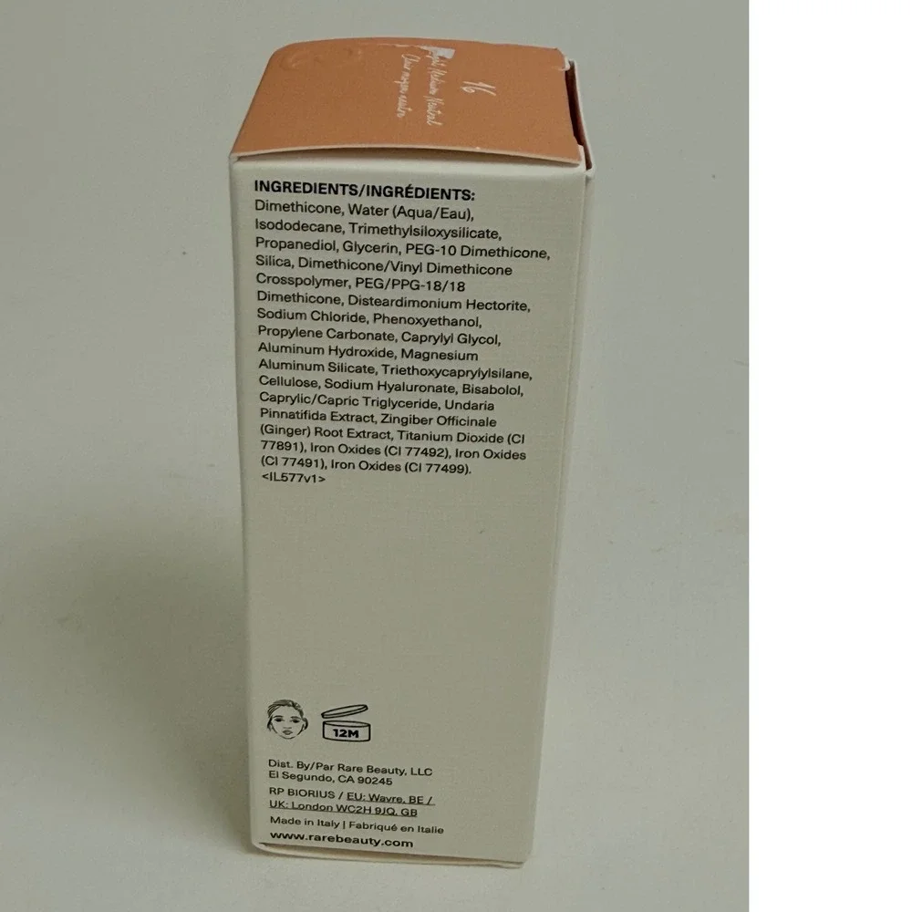 Rare Beauty Foundation True‎ to Myself Matte Shade 16 Light Medium Neutral Peach